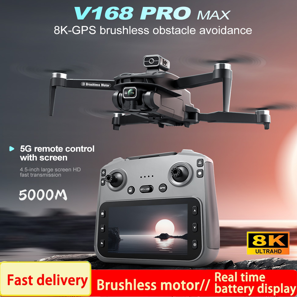 Drone Lidar - 2025 V168 Pro MAX GPS Дрон
