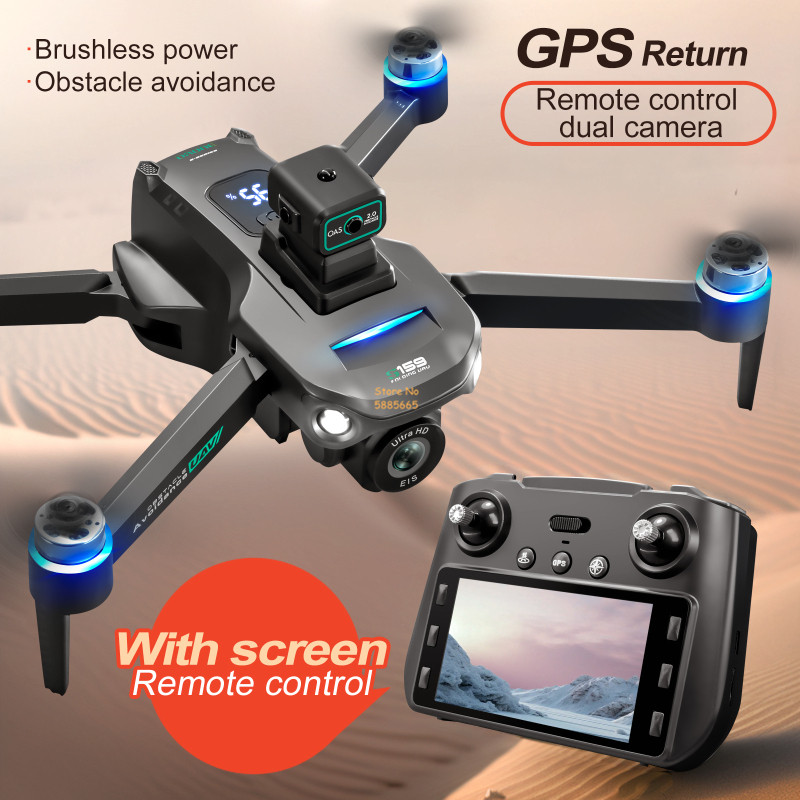 Drone Lidar - Двойная камера 8K, 5G, WIFI, FPV,