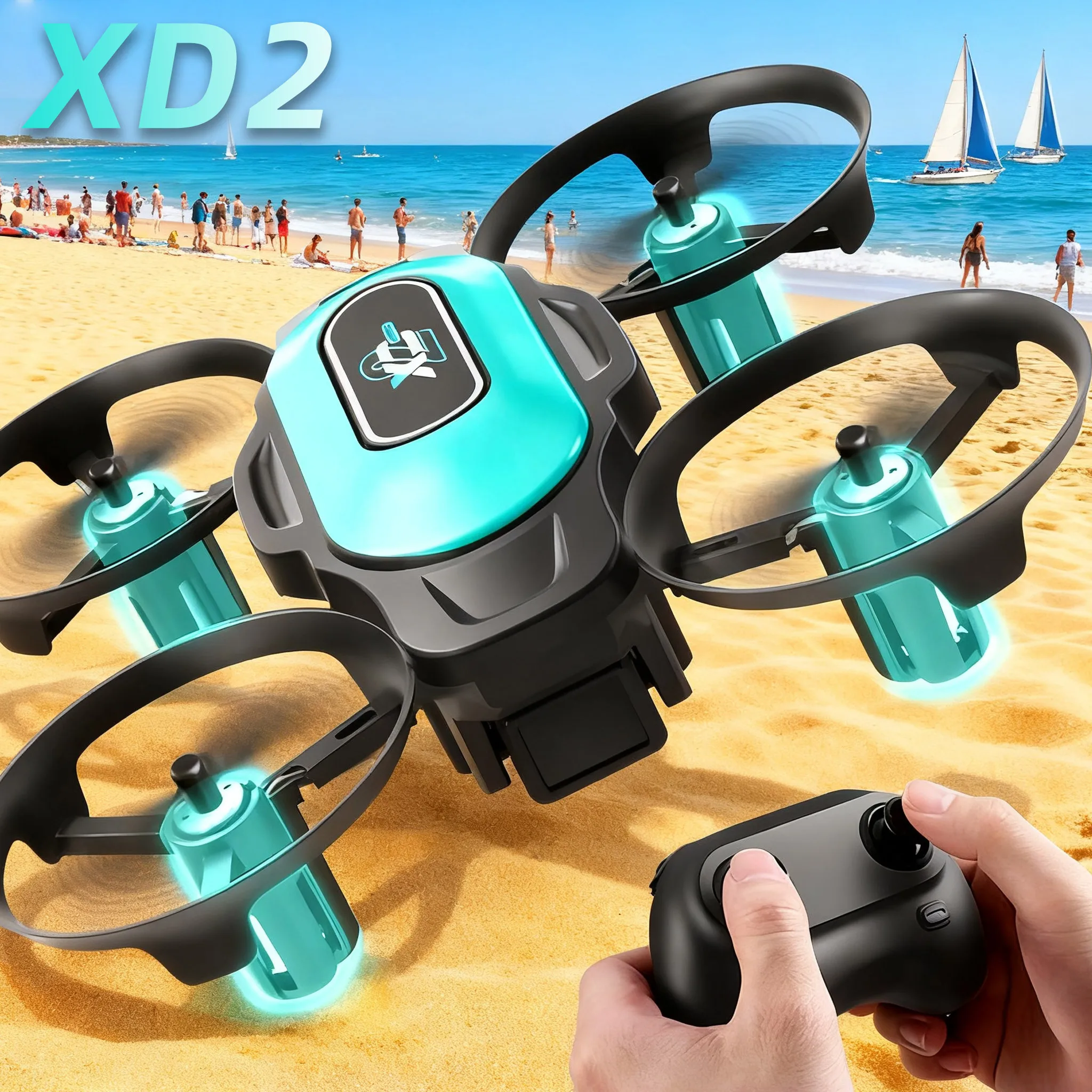 Drone Cinematic - Мини-дрон XD2, 360° ° Квадрокоптер для