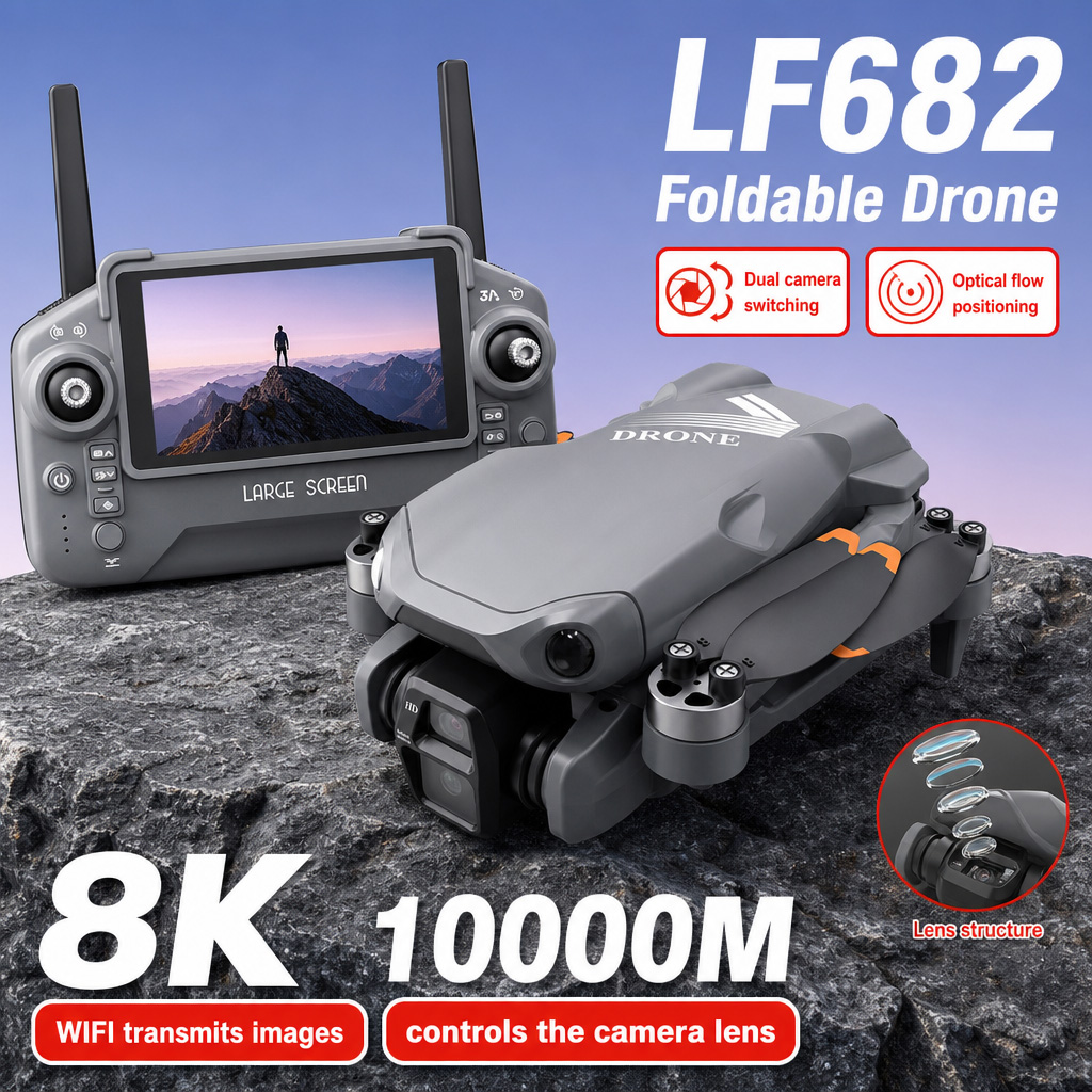 Drone Photogrammetry - Дрон для аэрофотосъемки LF682 с двумя