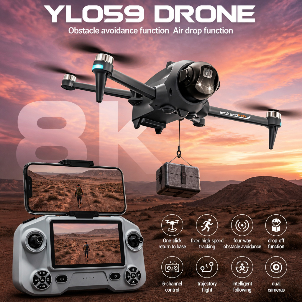 Drone Multispectral - Дрон Potensic с GPS, автоматическим возвратом,