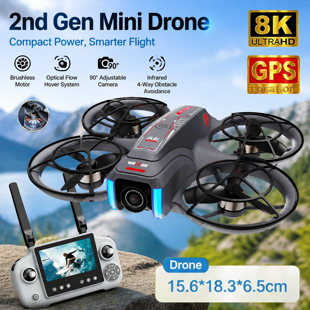 Drone Multispectral - Новый профессиональный GPS-дрон AE21 с камерой