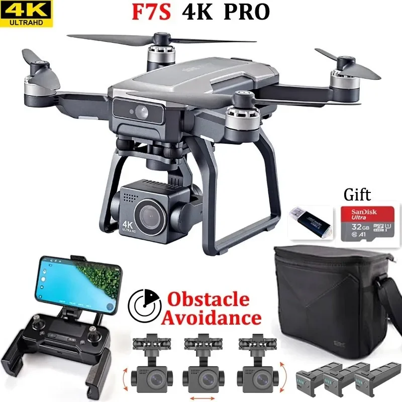 Drone Lidar - SJRC F7s 4K PRO Дрон 4K