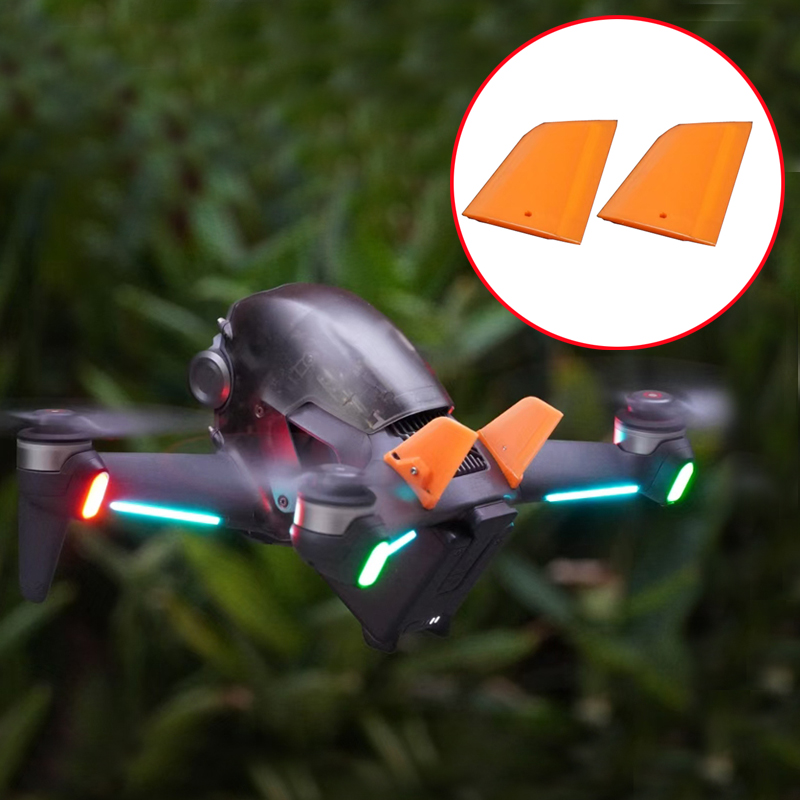 Drone 3D Modeling - Вертикальное хвостовое крыло, аэродинамический полет, задний