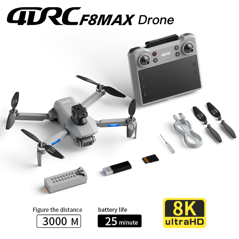 Drone Photogrammetry - F8 MAX GPS Дрон Профессиональная камера