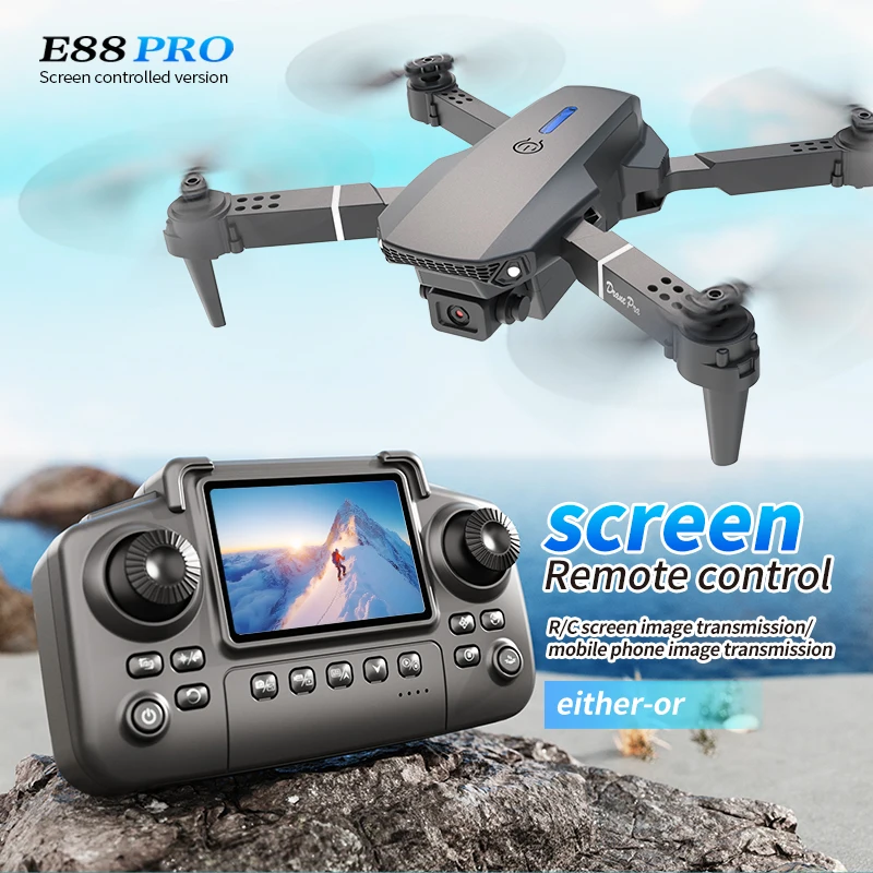 Профессиональный дрон E88 PRO  – обзор и цена Drone Photogrammetry
