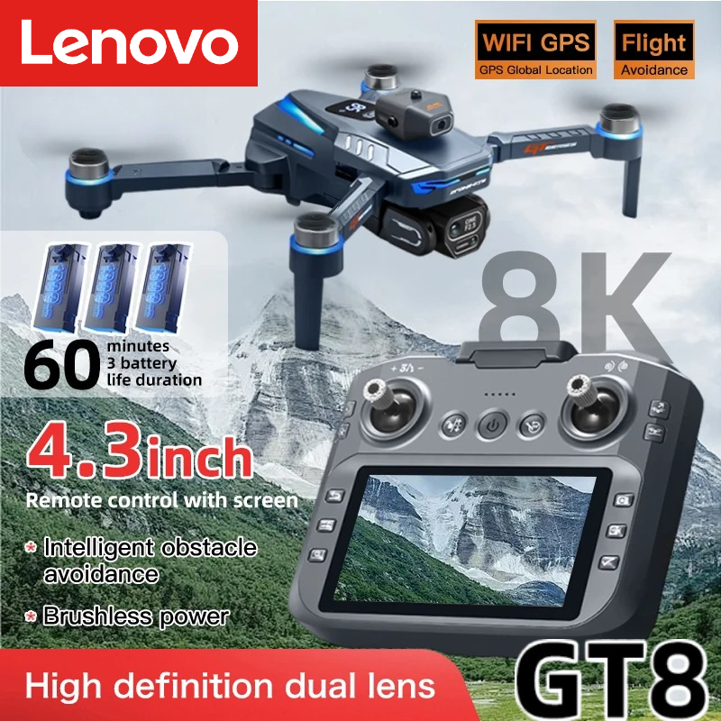 Дрон Lenovo GT8 8K профессиона – обзор и цена Drone Multispectral