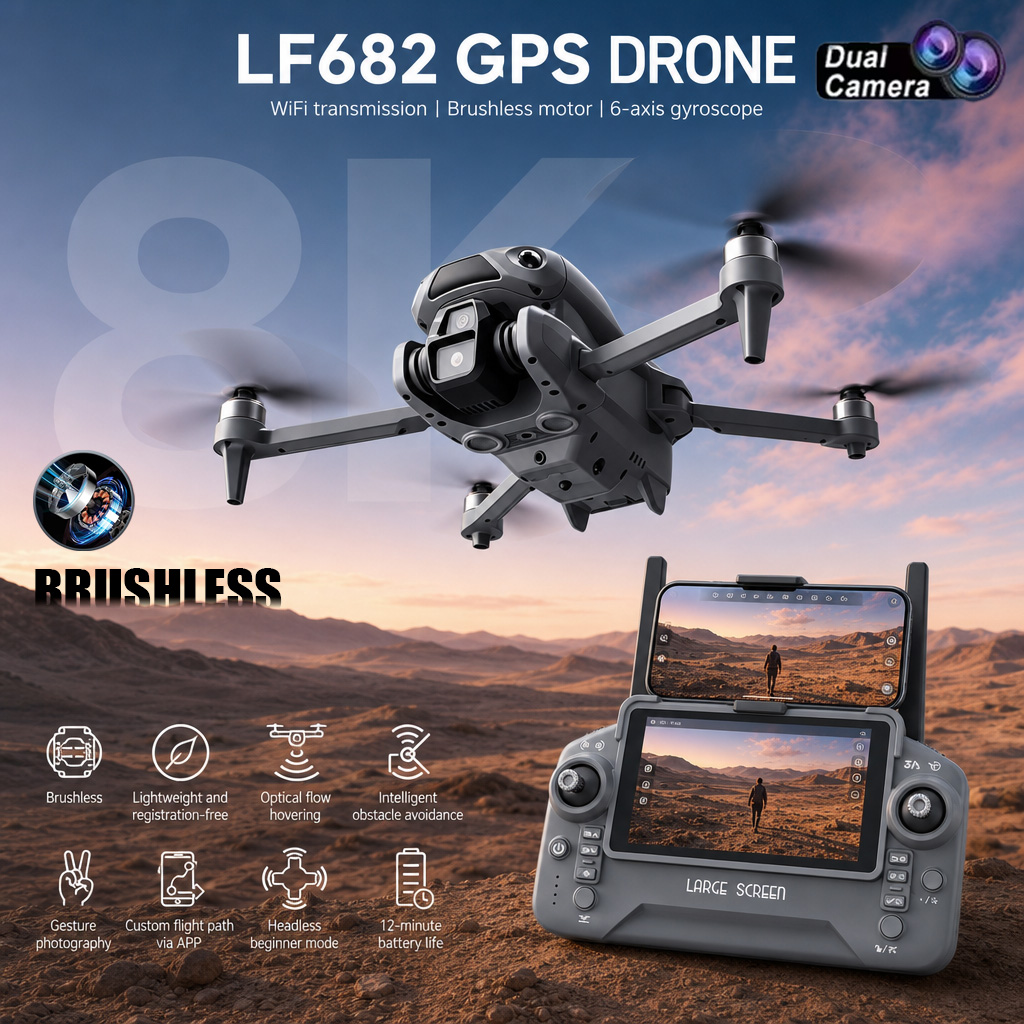 Новый дрон LF682 с двойной кам – обзор и цена Drone Multispectral